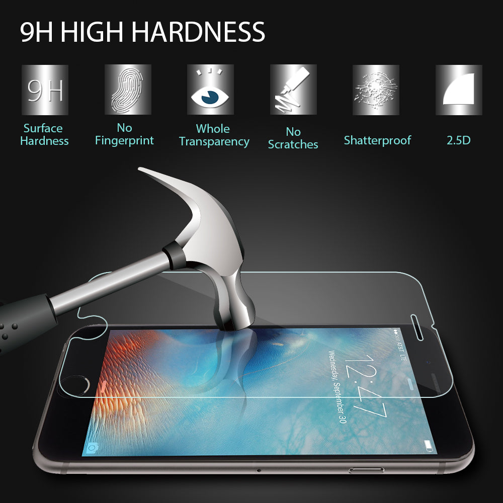 TOCOL iPhone 6 Plus/6s Plus Screen Protector Tempered Glass Film, 2-Pack
