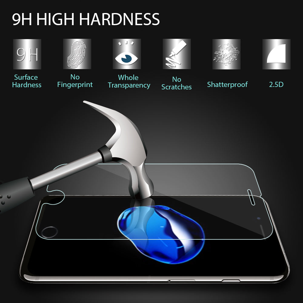 TOCOL iPhone 7 Screen ProtectorTempered Glass Film, 2-Pack