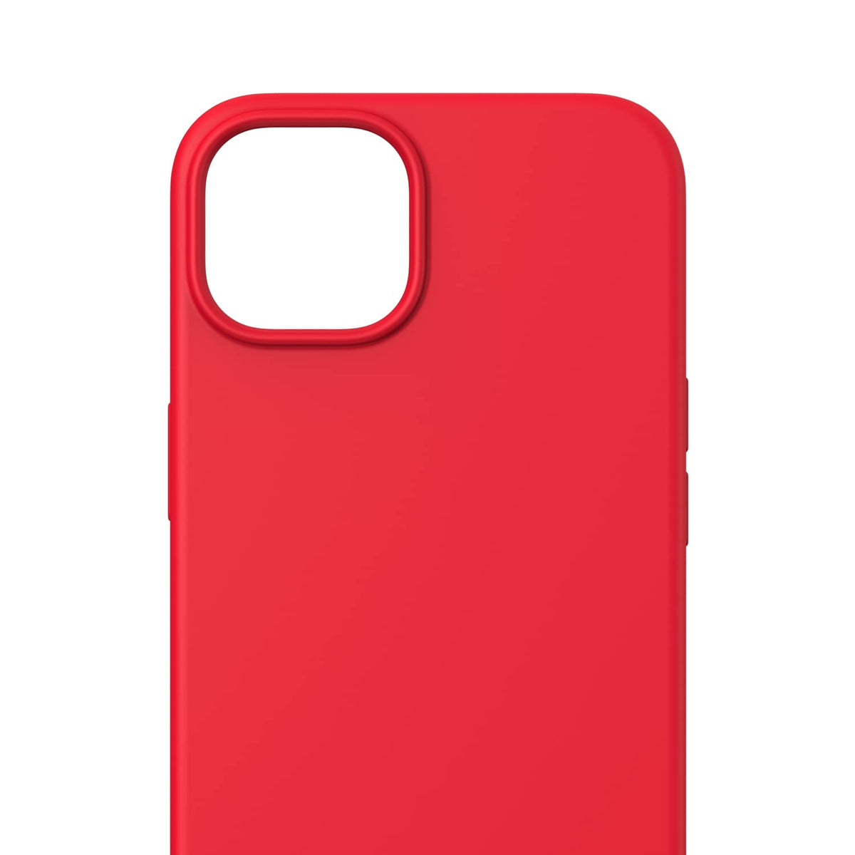 TOCOL 3 in 1 Silicone for iPhone 15 Case 6.1-Inch, with 2 Pack HD Tempered Glass Screen Protector, Liquid Silicone Slim Silky-Soft Touch [Multi-Color] [Anti-Scratch] Shockproof Cover, Red