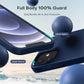 TOCOL [5 in 1 for iPhone 12 Case, for iPhone 12 Pro Case, with 2 Pack Screen Protector + 2 Pack Camera Lens Protector, Silicone Shockproof Phone Case [Anti-Scratch] [Drop Protection], Blue