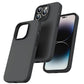 TOCOL for iPhone 14 Pro Case, Slim Silicone Case for 14 Pro 6.1 Inch, Precise Fit, Anti-Slip, Drop Protection, Black