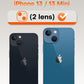 TOCOL Camera Lens Protector for iPhone 13 / iPhone 13 Mini Tempered Glass HD Individual Scratch Resistant Camera Cover Accessories Case Friendly 2 Pack（Black）
