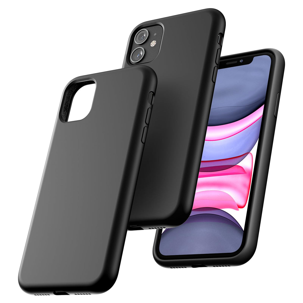 TOCOL for iPhone 13 Pro Case, Slim Silicone Case for iPhone 13 Pro 6.1 Inch, Precise Fit, Anti-Slip, Drop Protection, Alpine Green