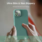 TOCOL 5 in 1 for iPhone 13 Case, with 2 Pack Screen Protector + 2 Pack Camera Lens Protector, Liquid Silicone Phone Case for iPhone 13, Midnight Green