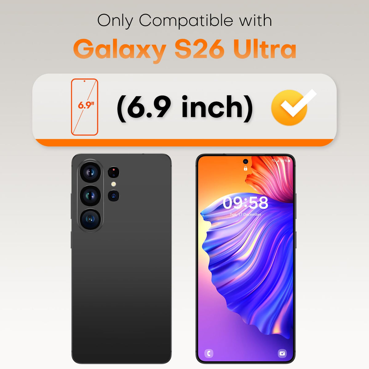 TOCOL for Samsung Galaxy S26 Ultra Screen Protector