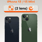 TOCOL Camera Lens Protector for iPhone 13 / iPhone 13 Mini Tempered Glass HD Individual Scratch Resistant Camera Cover Accessories Case Friendly 2 Pack（Alpine Green）