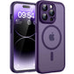 TOCOL Magnetic for iPhone 14 Pro Max Case, Upgraded Full Camera Protection, Compatible with Magsafe, Drop Protection, Translucent Matte Back Bumper Phone Cover 6.7-Inch（Midnight Purple）