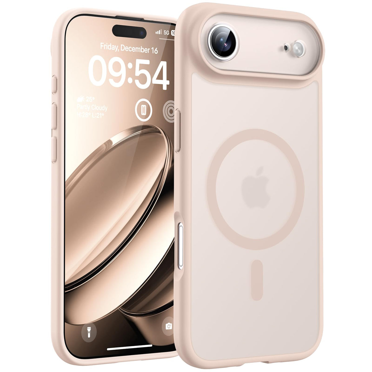 TOCOL for iPhone Air Case, Compatible with MagSafe, Desert