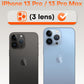 TOCOL Camera Lens Protector for iPhone 13 Pro Max/iPhone 13 Pro Tempered Glass HD Individual Scratch Resistant Camera Cover Accessories Case Friendly 2 Pack（Black）