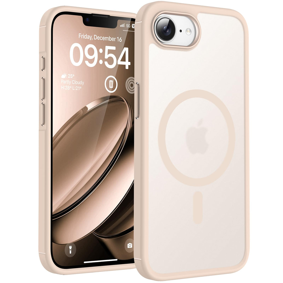 TOCOL for iPhone 17e Case, Compatible with MagSafe, Desert