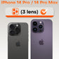 TOCOL for iPhone 14 Pro Max Camera Lens Protector/iPhone 14 Pro Camera Lens Protector Tempered Glass HD Individual Scratch Resistant Cover Accessories Case Friendly 2 Pack（Light Blue）