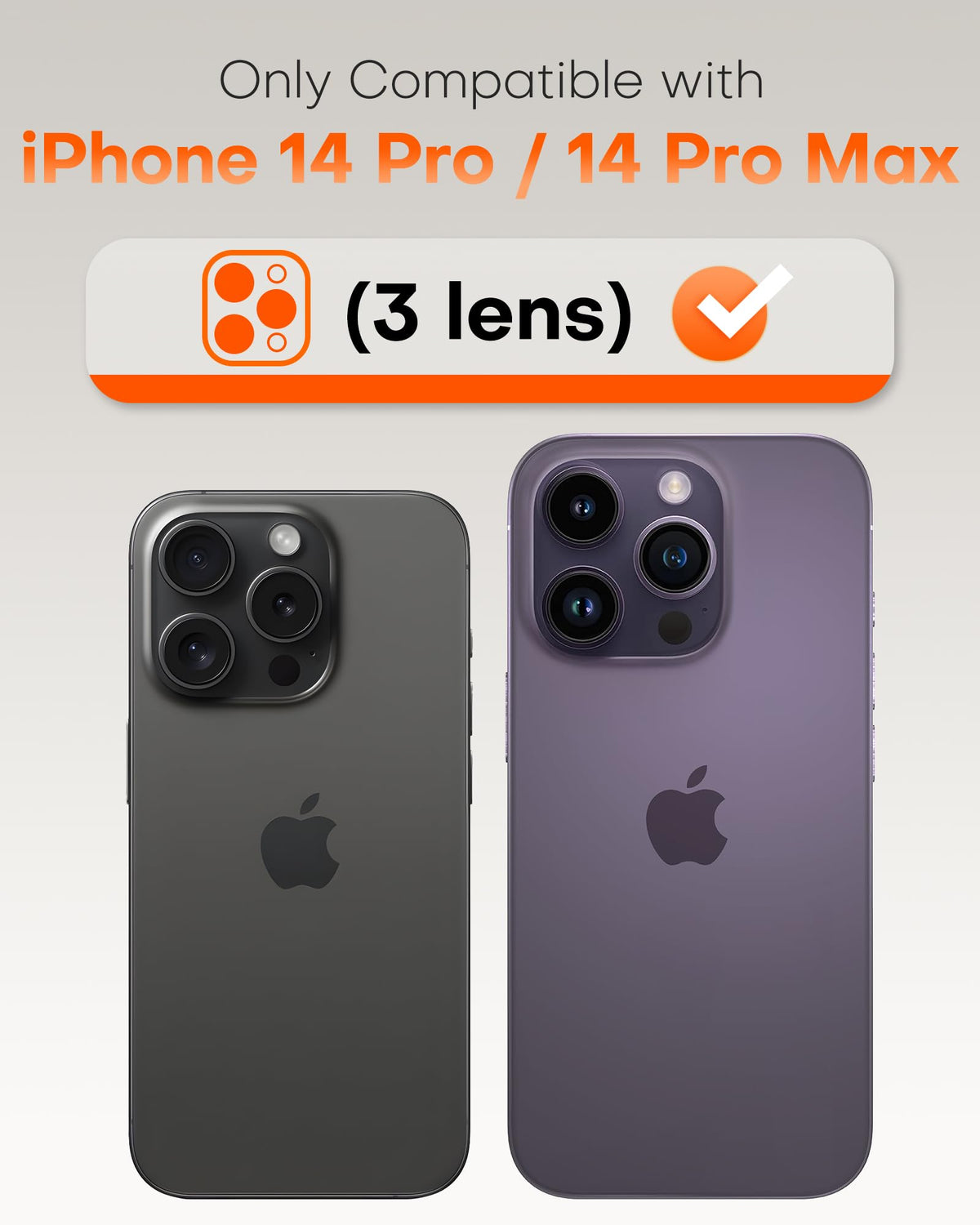 TOCOL for iPhone 14 Pro Max Camera Lens Protector/iPhone 14 Pro Camera Lens Protector Tempered Glass HD Individual Scratch Resistant Cover Accessories Case Friendly 2 Pack（Light Blue）