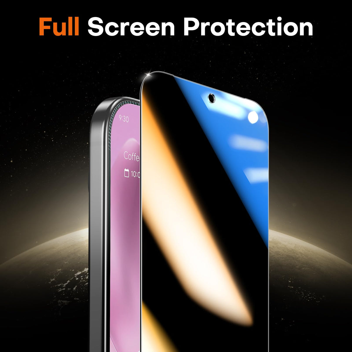 TOCOL for Pixel 9 Pro Privacy Screen Protector