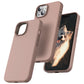 TOCOL for iPhone 14 Case, Slim Silicone Case for 14 6.1 Inch, Precise Fit, Anti-Slip, Drop Protection, Brown