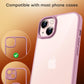 TOCOL Camera Lens Protector for iPhone 13 / iPhone 13 Mini Tempered Glass HD Individual Scratch Resistant Camera Cover Accessories Case Friendly 2 Pack（Light Pink）