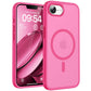 TOCOL for iPhone 17e Case, Compatible with MagSafe, Hot Pink