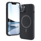 TOCOL for iPhone 13 Case, Slim Silicone Case for iPhone 13 6.1 Inch, Precise Fit, Anti-Slip, Drop Protection, Black-Magsafe