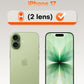 TOCOL Camera Lens Protector for iPhone 17 Tempered Glass HD Individual Scratch Resistant Camera Cover Accessories Case Friendly 2 Pack（Light Green）