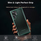 TOCOL for Samsung Galaxy S22 Ultra Case, Translucent Matte Hard Back [Military Grade Shockproof] [Anti-Scratch & Anti-Fingerprint] Slim Fit Protective Cover for Galaxy S22 Ultra Case 6.8'', Green
