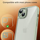 TOCOL Camera Lens Protector for iPhone 15 / iPhone 15 Plus Tempered Glass HD Individual Scratch Resistant Camera Cover Accessories Case Friendly 2 Pack（Light Green）