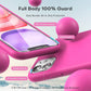 TOCOL [5 in 1 Designed for iPhone 11 Case, with 2 Pack Screen Protector + 2 Pack Camera Lens Protector, Liquid Silicone Slim Shockproof Cover [Anti-Scratch] [Drop Protection], Hot Pink