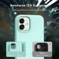 TOCOL 5 in 1 for iPhone 12 Case/iPhone 12 Pro Case 6.1", with 2 Pack Screen Protector + 2 Pack Camera Lens Protector, Silicone Slim Shockproof Cover [Anti-Scratch] [Drop Protection], Mint Green