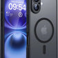 TOCOL Magnetic for iPhone 16 Case 6.1-Inch, Fit for MagSafe, Upgraded [Full Camera Protection], [14FT Military Grade Drop Tested] Shockproof Slim Translucent Matte Back Phone Cover