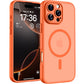 TOCOL for iPhone 16 Pro Case, Compatible with MagSafe, Orange