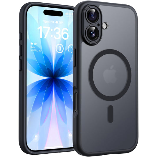 TOCOL for iPhone 17 Case, Compatible with MagSafe, Black