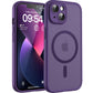 TOCOL for iPhone 13 Case, Compatible with MagSafe, Midnight Purple