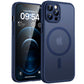 TOCOL for iPhone 12 Pro Max Case, Compatible with MagSafe, Dark Blue