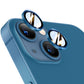 TOCOL Camera Lens Protector for iPhone 13 / iPhone 13 Mini Tempered Glass HD Individual Scratch Resistant Camera Cover Accessories Case Friendly 2 Pack（Dark Blue）