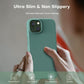 TOCOL for iPhone 13 Case, Slim Silicone Case for iPhone 13 6.1 Inch, Precise Fit, Anti-Slip, Drop Protection, Bright Purple
