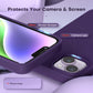 TOCOL for iPhone 14 Case, Slim Silicone Case for 14 6.1 Inch, Precise Fit, Anti-Slip, Drop Protection, Midnight Purple