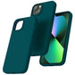 TOCOL for iPhone 13 Case, Slim Silicone Case for iPhone 13 6.1 Inch, Precise Fit, Anti-Slip, Drop Protection, Teal