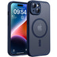 TOCOL 3-in-1 Case for iPhone 14 for Magsafe, Full Camera Protection, Shockproof, Scratch-Resistant, Magnetic Mobile Phone Case for iPhone 14, Blue