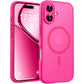 TOCOL for iPhone 17 Case, Compatible with MagSafe, Hot Pink