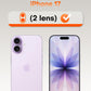 TOCOL Camera Lens Protector for iPhone 17 Tempered Glass HD Individual Scratch Resistant Camera Cover Accessories Case Friendly 2 Pack（Light Purple）