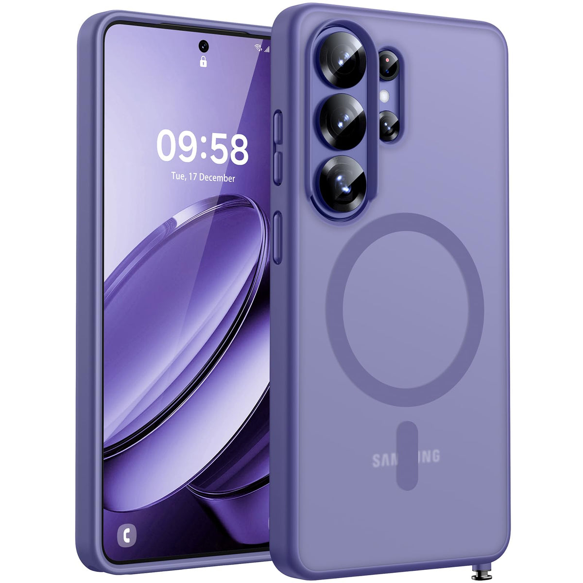 TOCOL for Samsung Galaxy S26 Ultra Case, Fit for MagSafe, Lavender Gray