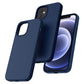 TOCOL [5 in 1 for iPhone 12 Case, for iPhone 12 Pro Case, with 2 Pack Screen Protector + 2 Pack Camera Lens Protector, Silicone Shockproof Phone Case [Anti-Scratch] [Drop Protection], Blue