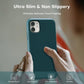 TOCOL for iPhone 11 Case, Slim Silicone Case for iPhone 11 6.1 Inch, Precise Fit, Anti-Slip, Drop Protection, Teal