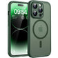 TOCOL Magnetic for iPhone 14 Pro Case, Upgraded Full Camera Protection, Compatible with Magsafe, Drop Protection, Translucent Matte Back Bumper Phone Cover 6.1-Inch, Alpine Green