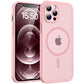 TOCOL for iPhone 12 Pro Max Case, Compatible with MagSafe, Light Pink