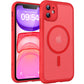 TOCOL for iPhone 11 Case, Compatible with MagSafe, Red