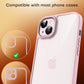 TOCOL Camera Lens Protector for iPhone 15 / iPhone 15 Plus Tempered Glass HD Individual Scratch Resistant Camera Cover Accessories Case Friendly 2 Pack（Light Pink）