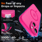 TOCOL for iPhone 15 Case, Compatible with MagSafe, Hot Pink