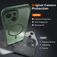 TOCOL for iPhone 15 Case, Compatible with MagSafe, Alpine Green