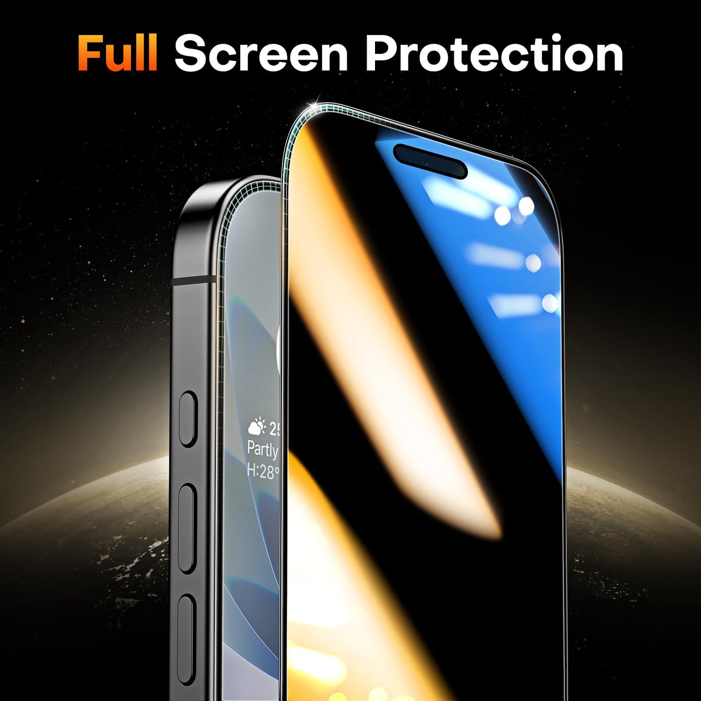 TOCOL for iPhone 17 Privacy Screen Protector