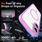 TOCOL Magnetic for iPhone 16 Plus Case 6.7-Inch, Fit for MagSafe, Upgraded [Full Camera Protection], [14FT Military Grade Drop Tested] Shockproof Slim Translucent Matte Back Phone Cover (Pink)