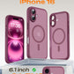 TOCOL for iPhone 16 Case, Compatible with MagSafe, Plum